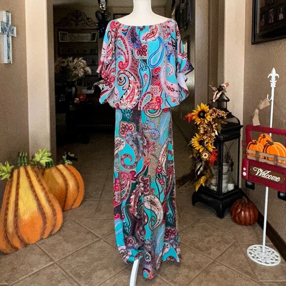 Palazzo Pants and matching Top Set - Picture 1 of 5